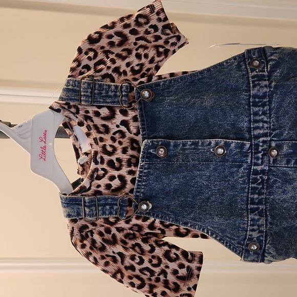 2 PC Jumper Set. Kitty Cat Denim & Animal Print Set. NWT Mix n Match Style! - Picture 7 of 16